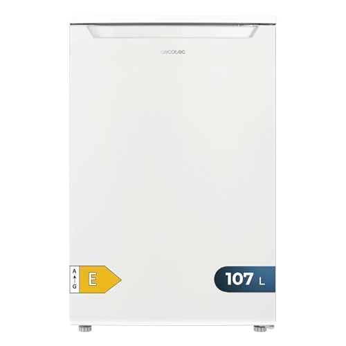 Cecotec Nevera Pequeña Frigorífico Mini Retro 91L 1 Porta Bolero Coolmarket TT Origin 90 Negro E. Frigorífico de Mesa, 83cm de Altura e 47cm de Largura, Bajo Consumo, Temperatura Regulable