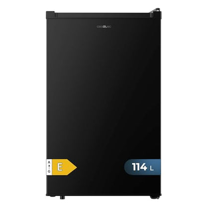 Cecotec Nevera Pequeña Frigorífico Mini Retro 91L 1 Porta Bolero Coolmarket TT Origin 90 Negro E. Frigorífico de Mesa, 83cm de Altura e 47cm de Largura, Bajo Consumo, Temperatura Regulable
