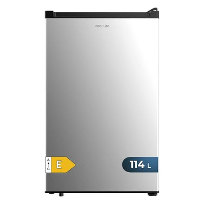 Cecotec Nevera Pequeña Frigorífico Mini Retro 91L 1 Porta Bolero Coolmarket TT Origin 90 Negro E. Frigorífico de Mesa, 83cm de Altura e 47cm de Largura, Bajo Consumo, Temperatura Regulable