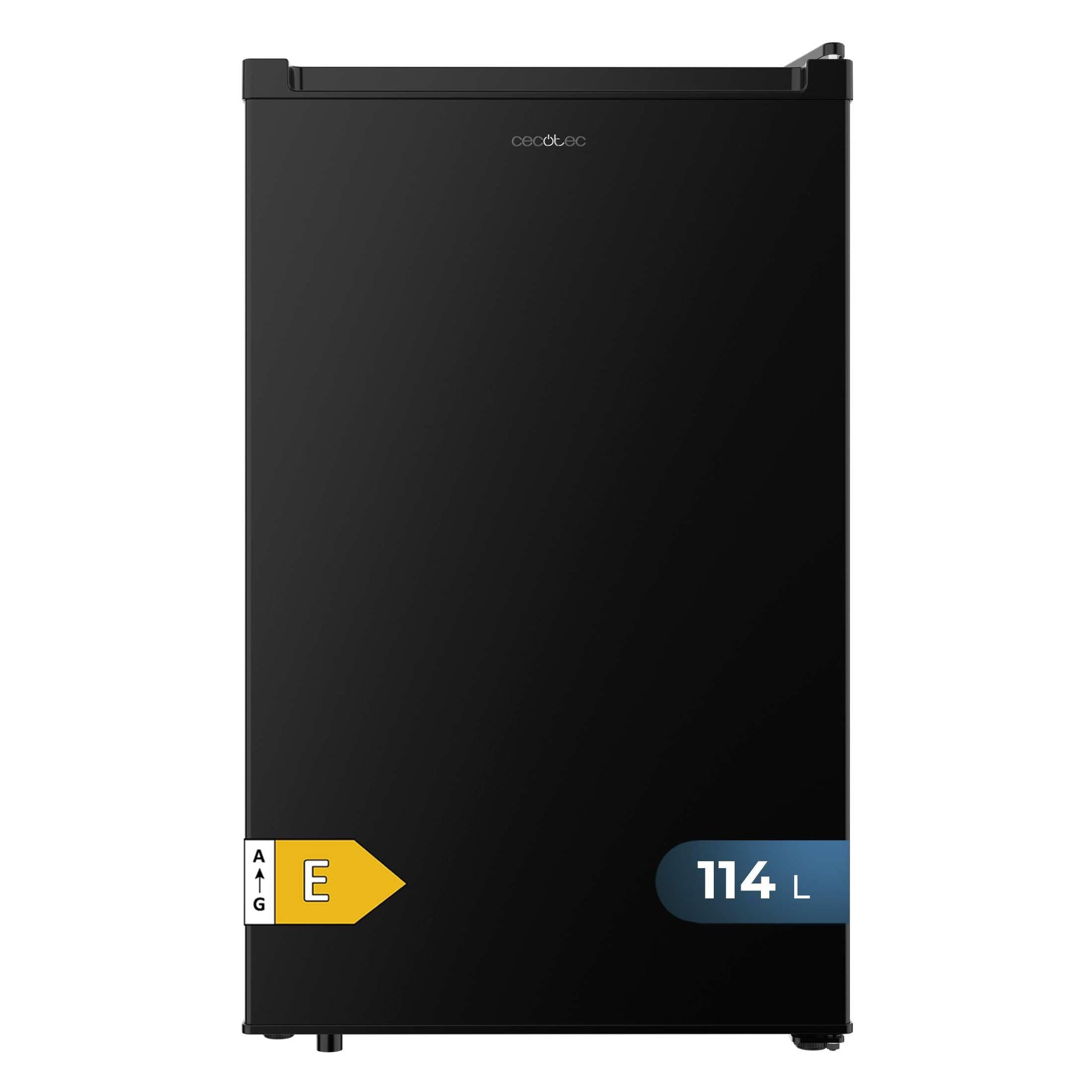 Cecotec Nevera Pequeña Frigorífico Mini Retro 91L 1 Porta Bolero Coolmarket TT Origin 90 Negro E. Frigorífico de Mesa, 83cm de Altura e 47cm de Largura, Bajo Consumo, Temperatura Regulable