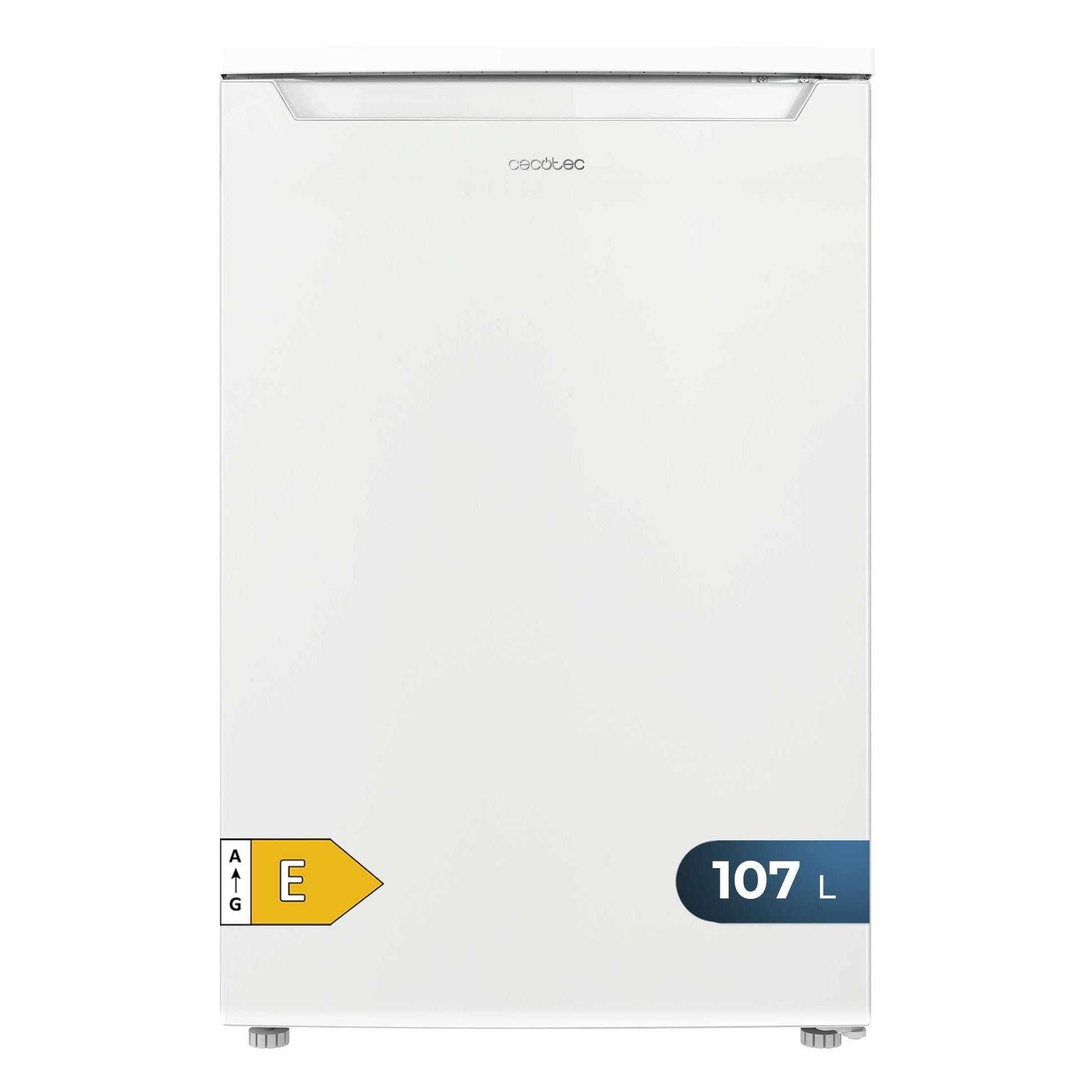 Cecotec Nevera Pequeña Frigorífico Mini Retro 91L 1 Porta Bolero Coolmarket TT Origin 90 Negro E. Frigorífico de Mesa, 83cm de Altura e 47cm de Largura, Bajo Consumo, Temperatura Regulable