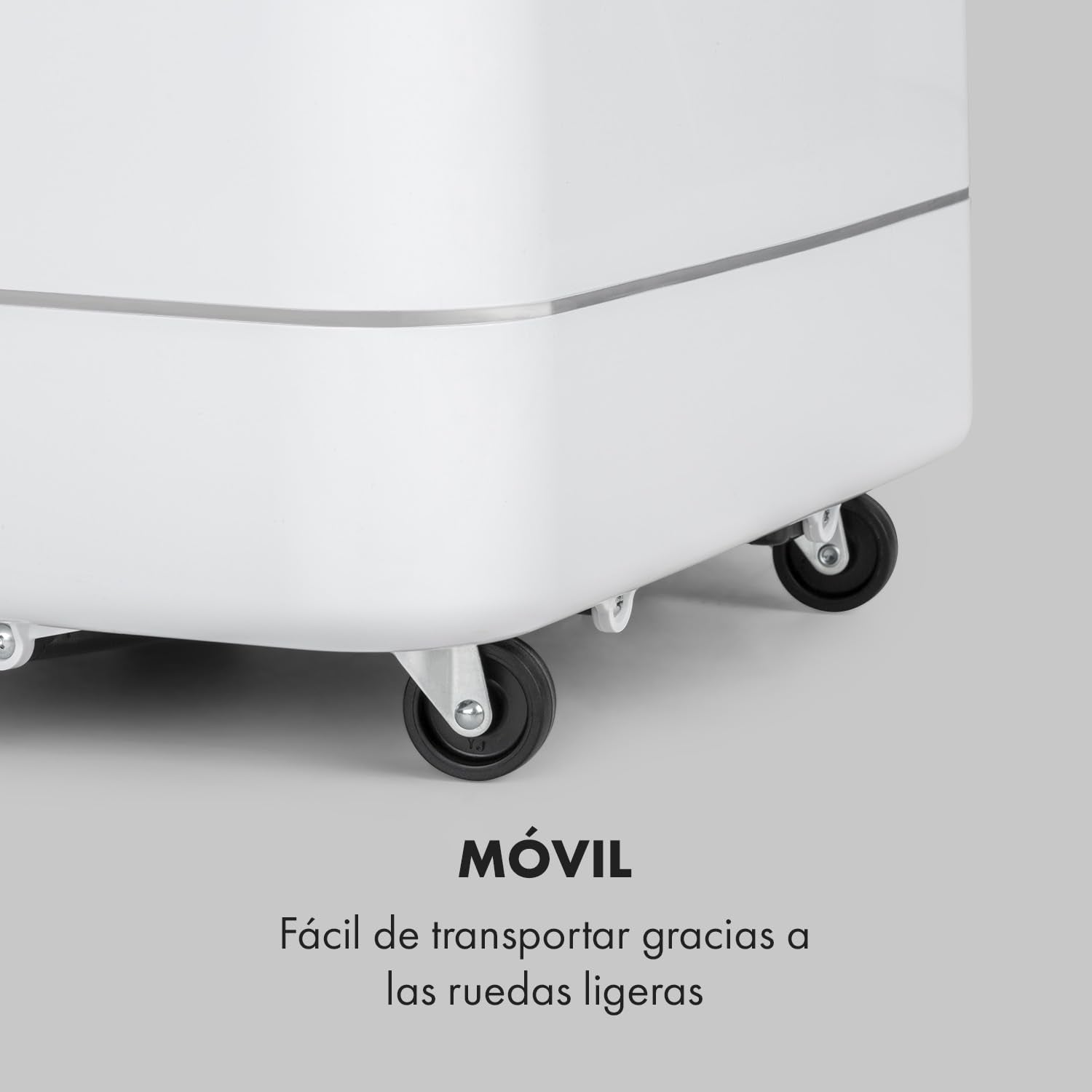 Klarstein Aire Acondicionado 3 em 1, Climatizador de Ar 1200BTU Evaporativo de Ar, Silencioso, Pinguino Modo Noturno com Humidificador e Ventilador, Aparelho com Refrigerador de Ar para Casa