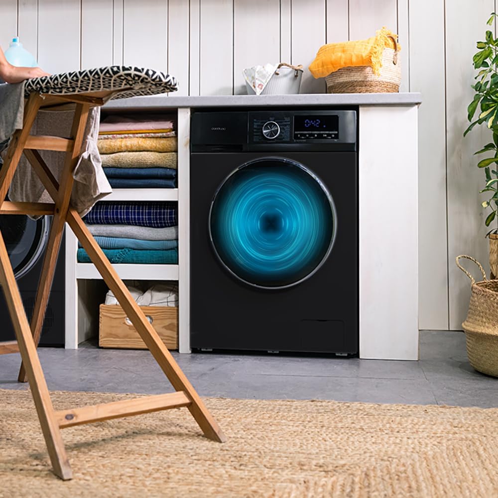 Lavadora de Carga Frontal 12 kg – 1400 rpm, Motor Inverter, Vapor y 16 Programas de Lavado