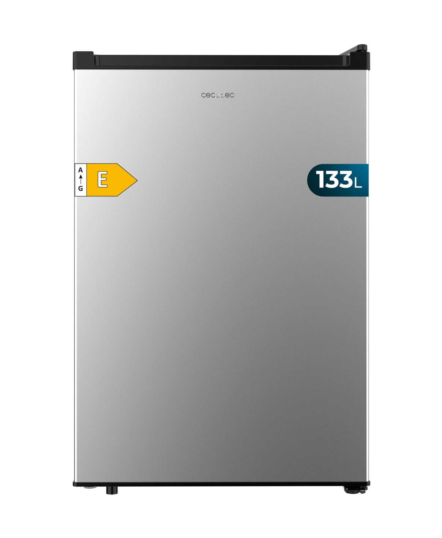 Cecotec Nevera Pequeña Frigorífico Mini Retro 91L 1 Porta Bolero Coolmarket TT Origin 90 Negro E. Frigorífico de Mesa, 83cm de Altura e 47cm de Largura, Bajo Consumo, Temperatura Regulable