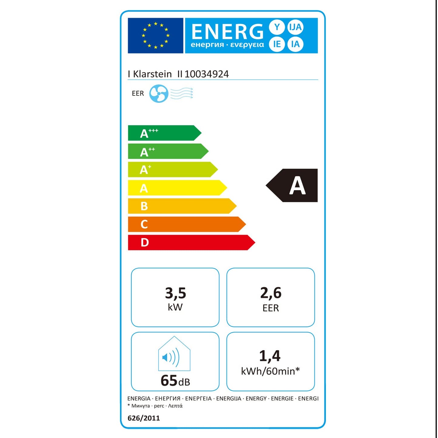 Klarstein Aire Acondicionado 3 em 1, Climatizador de Ar 1200BTU Evaporativo de Ar, Silencioso, Pinguino Modo Noturno com Humidificador e Ventilador, Aparelho com Refrigerador de Ar para Casa